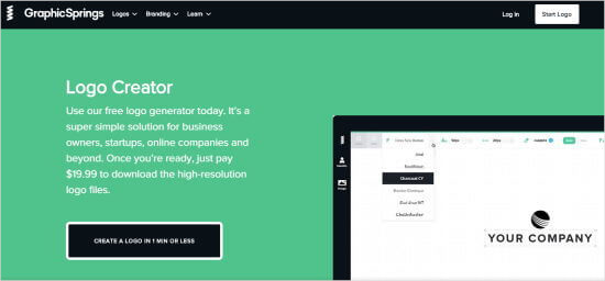 GraphicSprings logo maker