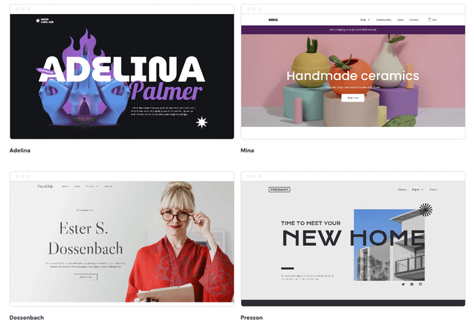 Hostinger website templates