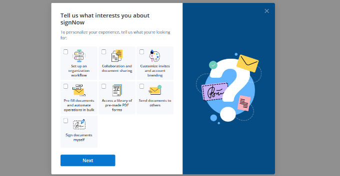 Tell your interests Tell your interests
