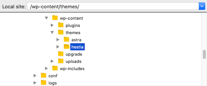 FTP WordPress themes folder Uploading a theme using FTP