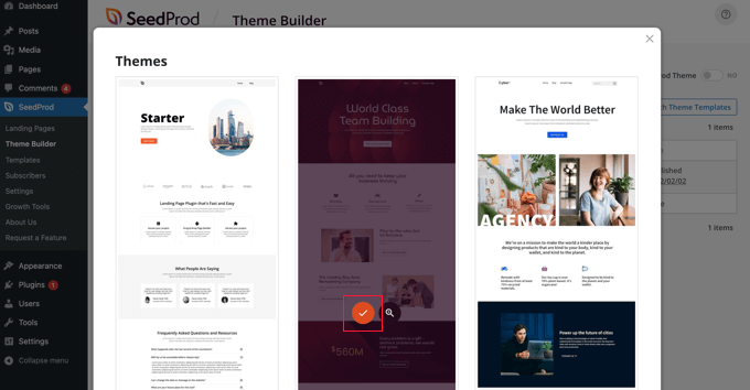 blogpagethemebuilderthemes Select a Theme That Matches Your Needs