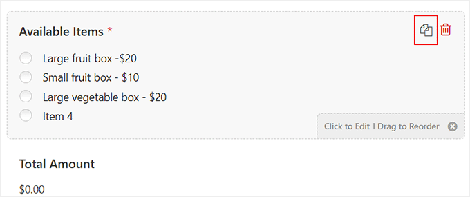 Copy available items field Copy available items field