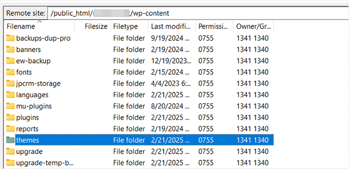 Uploading WordPress theme files via FTP Uploading WordPress theme files via FTP