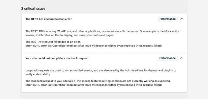 WordPress REST API cURL error