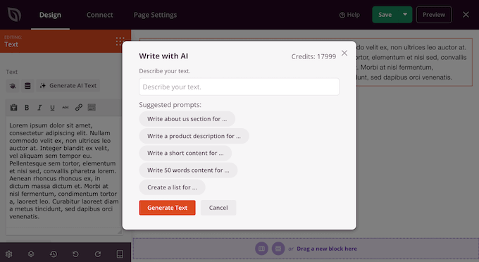 SeedProd's powerful artificial intelligence (AI) features