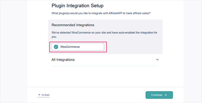 Choose WooCommerce for integration with AffiliateWP Choose WooCommerce for integration with AffiliateWP