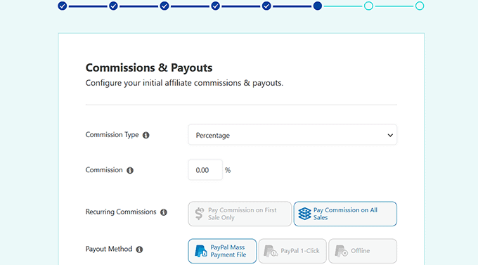 Configure commissions and payouts Configure commissions and payouts