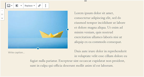 Image aligned left with text on the right Image aligned left with text on the right