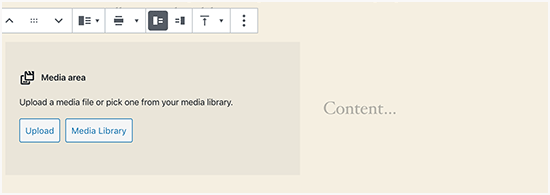 Media and text block Media and text block