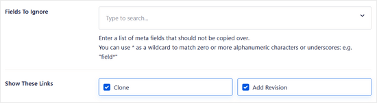 Adăugați meta-câmpuri de ignorat în Postări duplicate Adăugați meta-câmpuri de ignorat în Postări duplicate