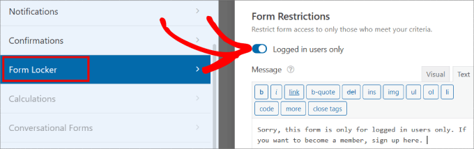 logged in users only in wpforms logged in users only in wpforms