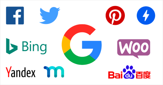 All in One SEO easily integrates with popular tools and social media platforms All in One SEO easily integrates with popular tools and social media platforms