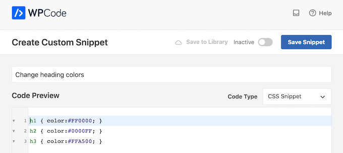 css-text-color Changing the text color using custom code