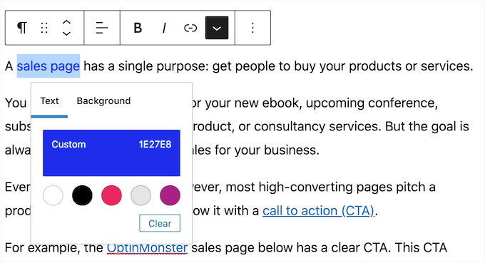 How to change the text color in WordPress How to change the text color in WordPress