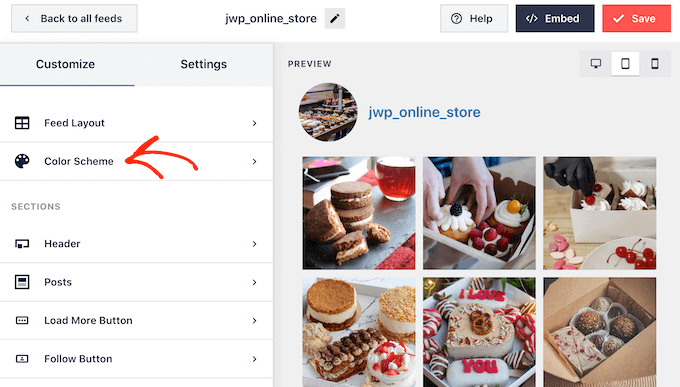 Changer le schéma de couleurs du flux Instagram Changer le schéma de couleurs du flux Instagram