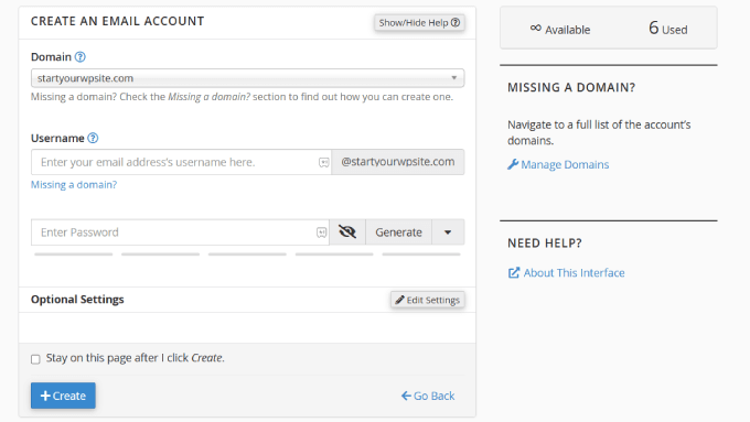 create-an-email-account create an email account