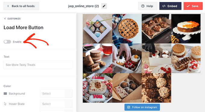 Supprimer le bouton 'Charger plus' sur un flux de photos Instagram personnalisé Supprimer le bouton 'Charger plus' sur un flux de photos Instagram personnalisé