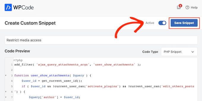 Hur man begränsar åtkomst till mediefiler med kod