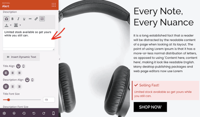 Mesaj de alertă SeedProd