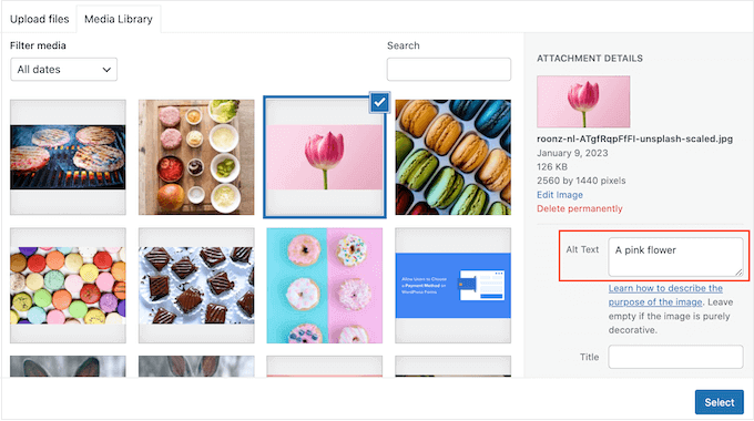 Adding a title to an image in WordPress Adding a title to an image in WordPress