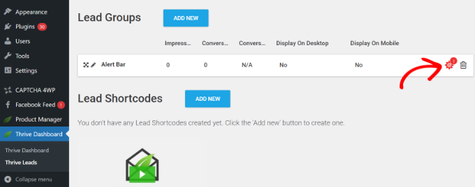 Faceți clic pe pictograma setări