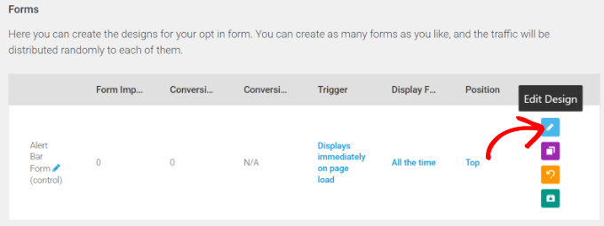 Editați designul formularului de panglică