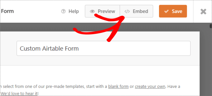 embed button embed button
