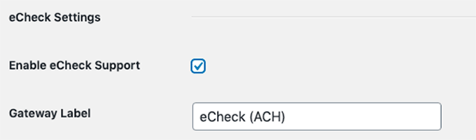 Accept echeck payments with Charitable Accept echeck payments with Charitable