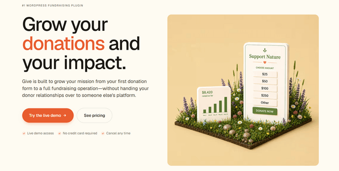 Give Fundraising-Plugin