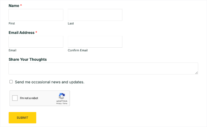 Contact form with Google reCAPTCHA Contact form with Google reCAPTCHA