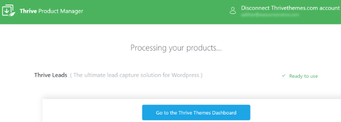 Vedeți Thrive Leads gata de utilizare