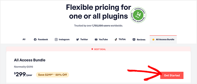 Smash Balloon all access plan details