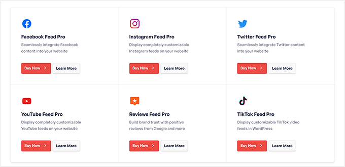WordPress social feed plugins