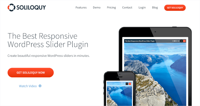 Soliloquyのウェブサイト