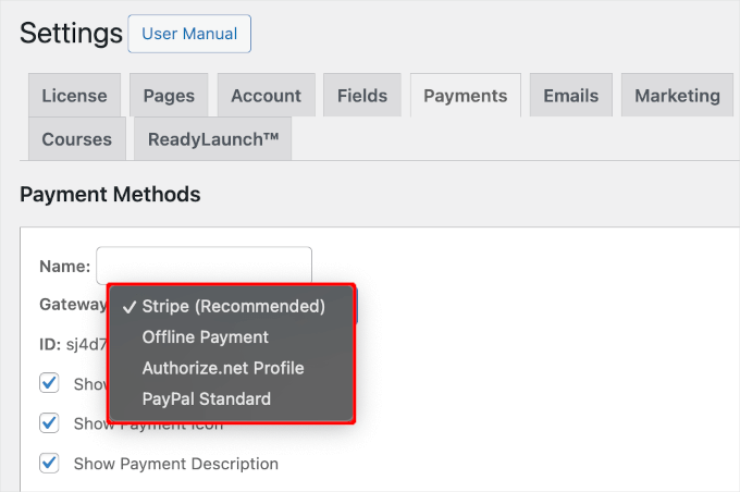Adding a payment gateway to a MemberPress paywall Adding a payment gateway to a MemberPress paywall