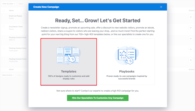 Choosign to use templates Choosign to use templates