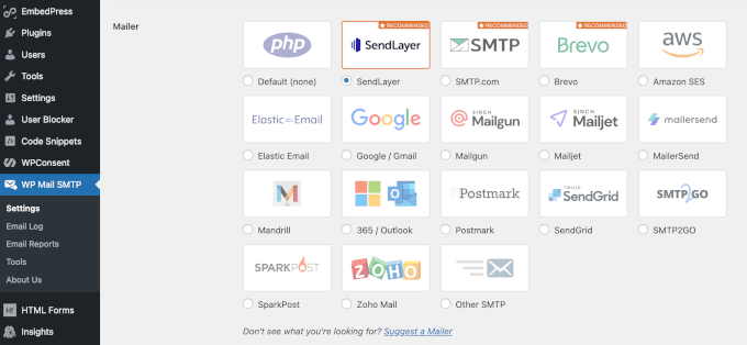 WP Mail SMTP mailer support WP Mail SMTP mailer support