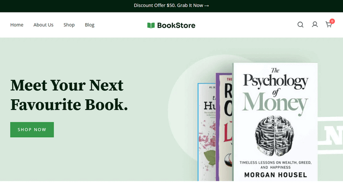Thème WordPress Botiga pour la vente d'ebooks