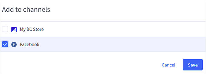 Connect Facebook and BigCommerce Connect Facebook and BigCommerce