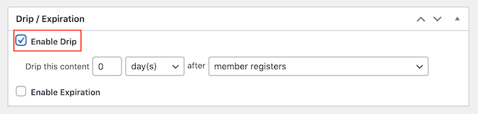 How to enable drip content in WordPress How to enable drip content in WordPress