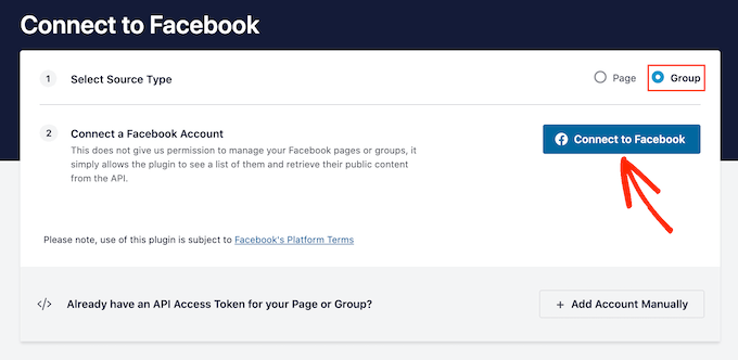 FacebookグループとWordPressを接続する