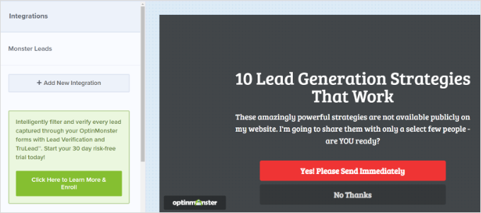 Integrate email service Integrate email service