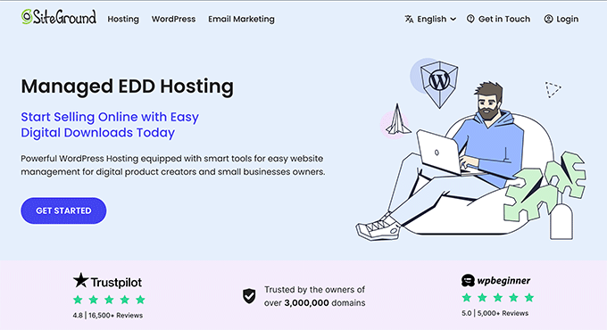 SiteGround Managed Hosting for Easy Digital Download (EDD) SiteGround Managed Hosting for Easy Digital Download (EDD)