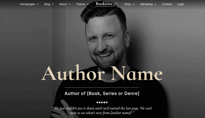 Thrive Theme Builder template for selling ebooks