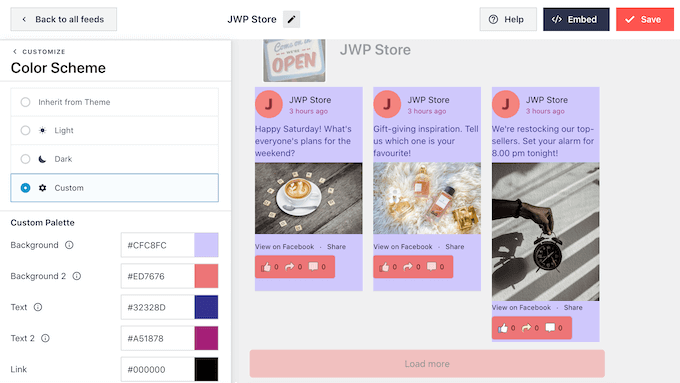 Cambiar los colores de tu línea de tiempo de Facebook incrustada Cambiar los colores de tu línea de tiempo de Facebook incrustada