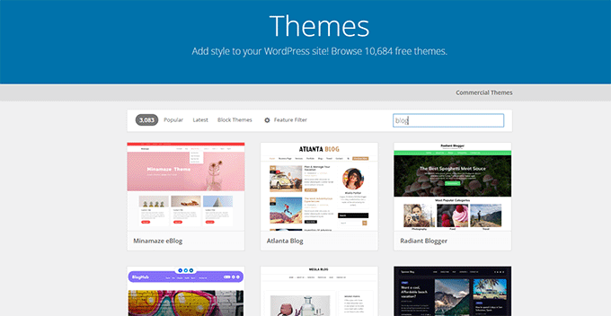 Free WordPress blog themes Free WordPress blog themes