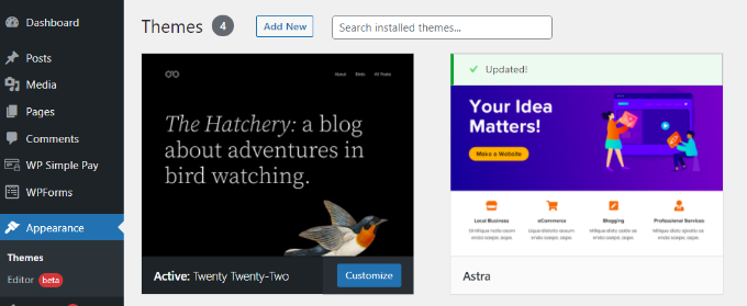 Go to full site editor Go to full site editor