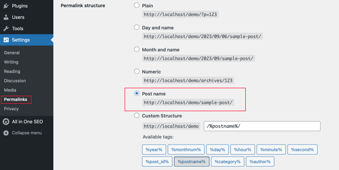 Post Name Permalink Post Name Permalink