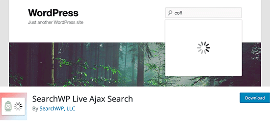 SearchWP Ajax Live SearchWP Ajax Live