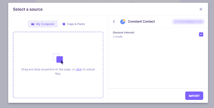 Select your contacts Select your contacts